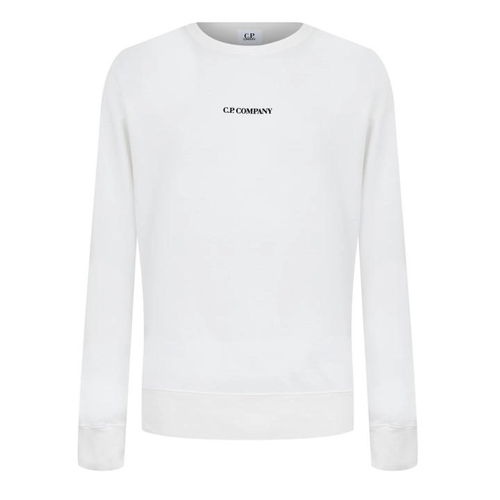 CP Company Crew Sweater - White